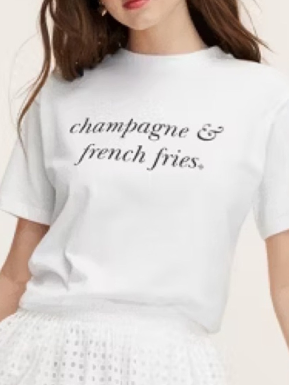 NWT Kate Spade x Target Champagne & French Fries Tee XL SOLD OUT Ltd Edn - Picture 3 of 7